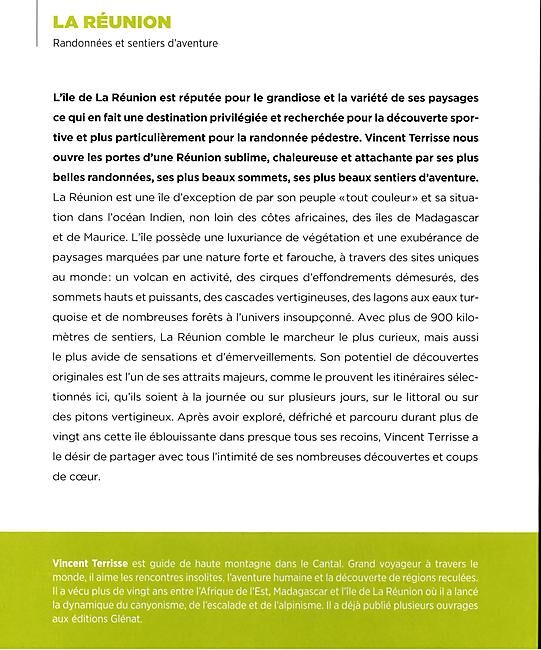 GLENAT - REUNION RANDONNEES SENTIERS D AVENTURES