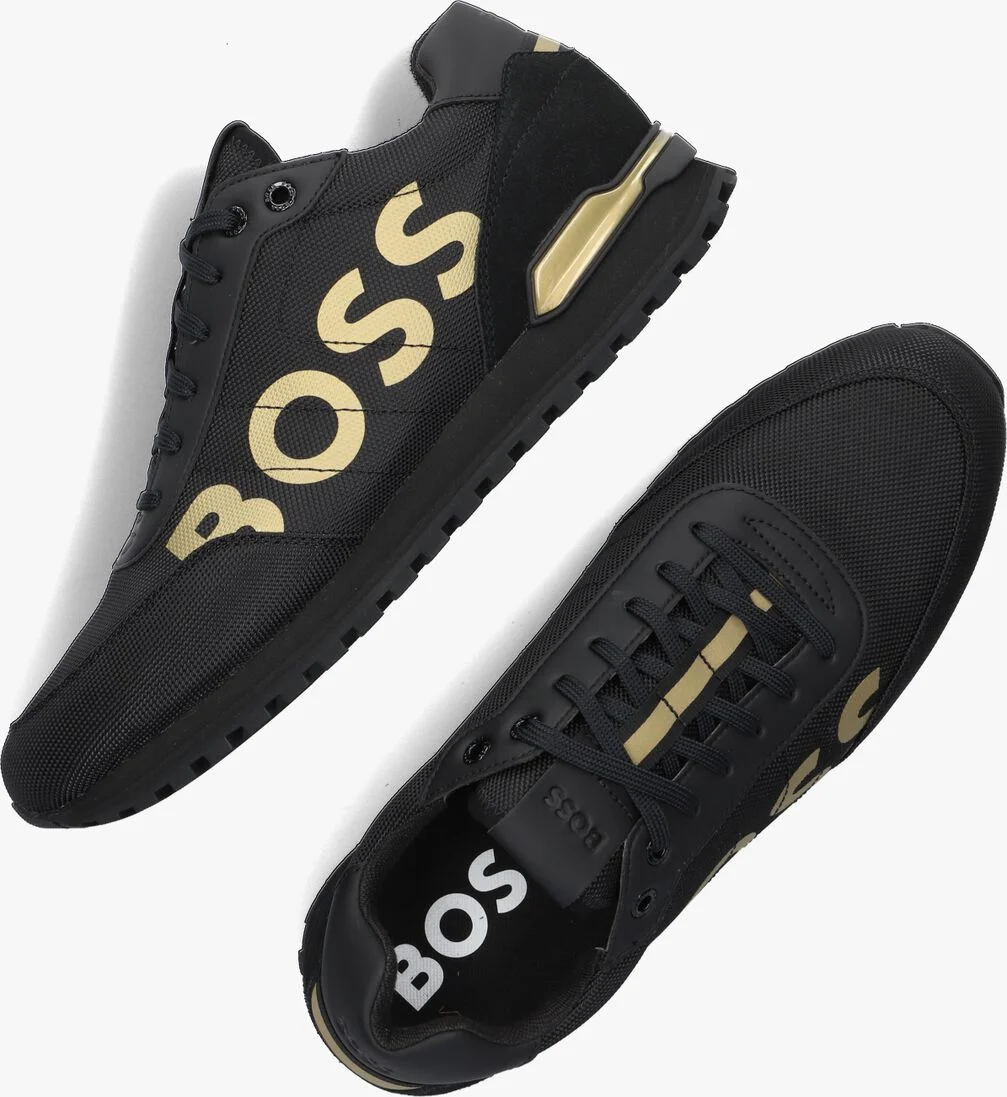 BOSS zwarte boss lage sneakers parkour runn