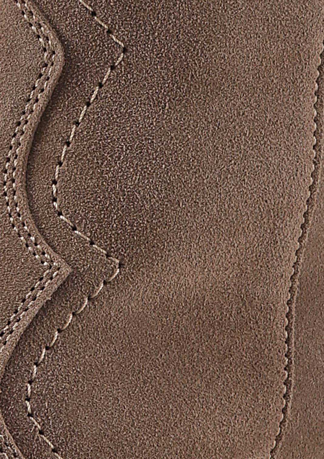 Tamaris Cowboy Stiefelette  , Blockabsatz, Festival, Western-Boots mit modischen Kontrastnähten