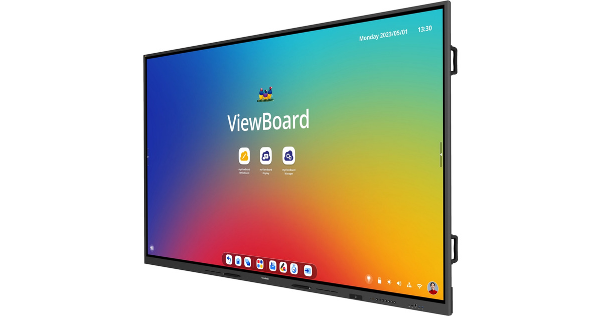 ViewSonicViewBoard IFP110 110” 4K Interactive Display  (Zwart, 3x HDMI-in, 1x HDMI-out, 1x DisplayPort, USB-A, USB-C, Touch)