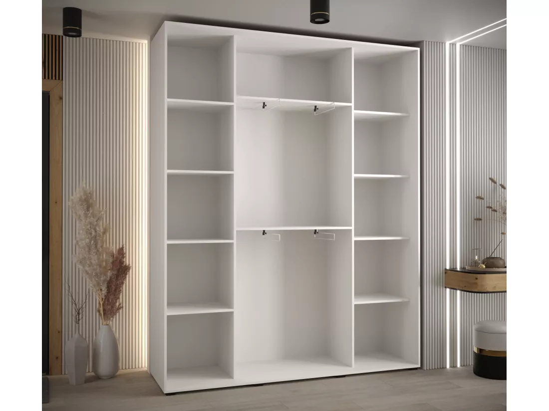 ARMOIRE DAVOS 12 À PORTES COULISSANTES 235,2/200/45 3 portes