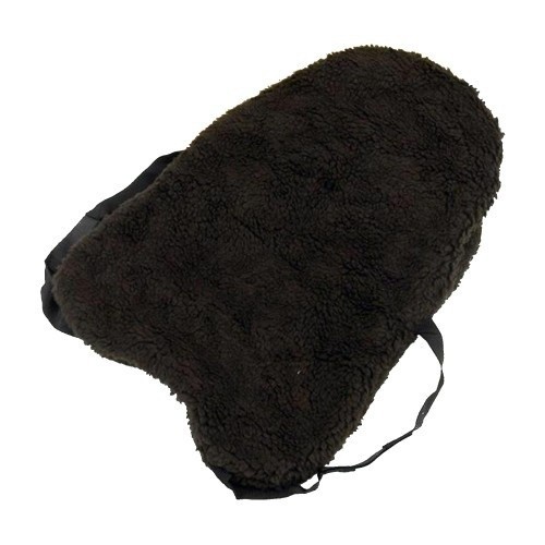 Capa de sela de pele marrom