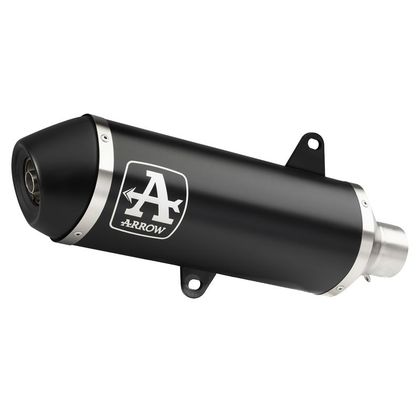 Silencieux Arrow Urban Alu Dark embout noir mat - Noir