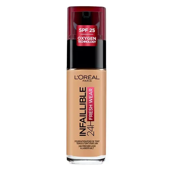 Base Líquida L'Oréal Paris Infallible 24h Fresh Wear nº 250 Radiant Sand 30ml