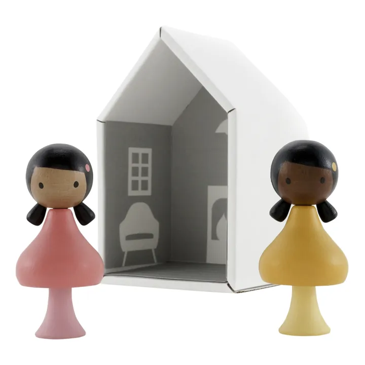 Clicques Personnages en bois Ruby & Coco