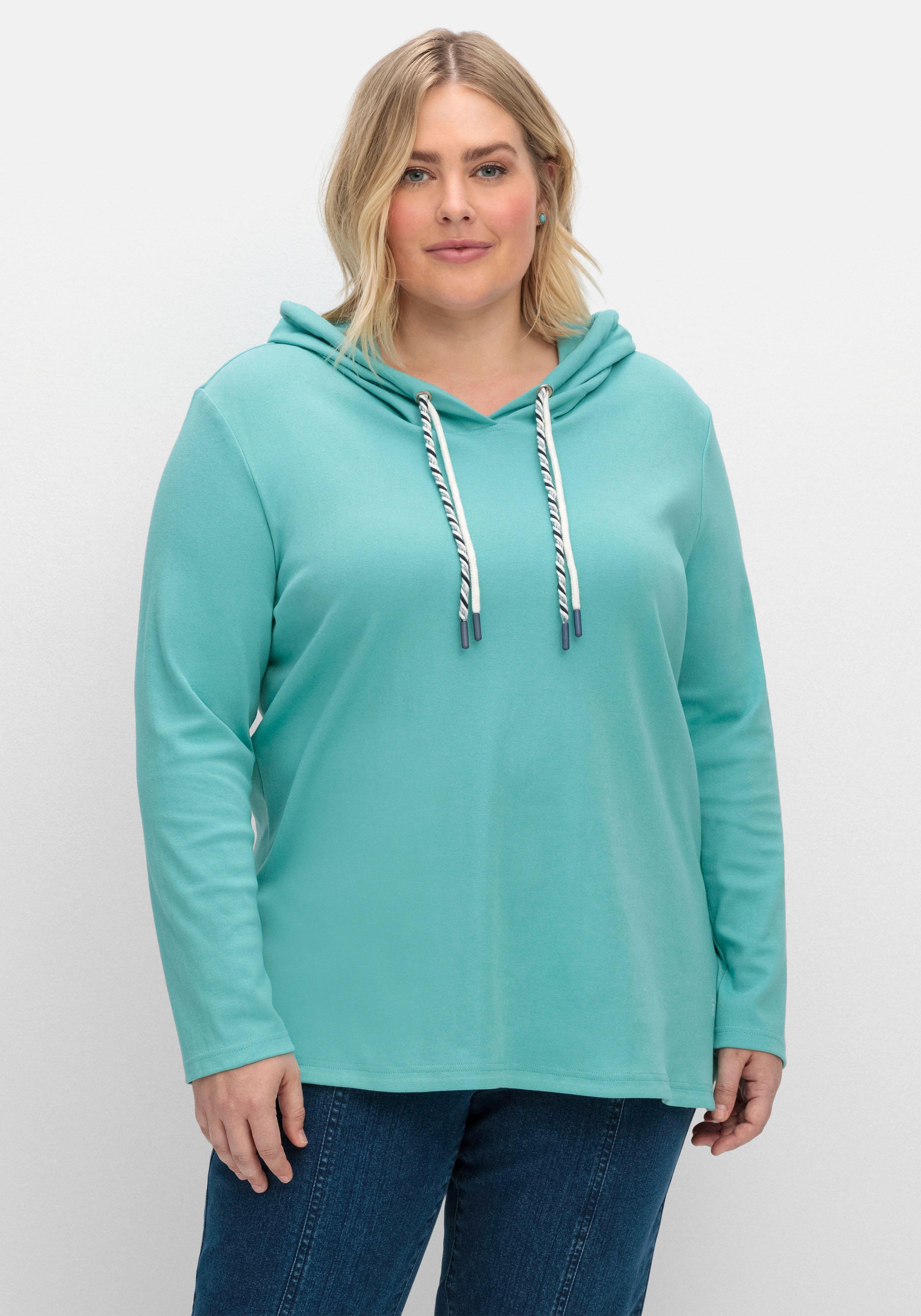 Sweatshirt mit doppelten Kapuzenbändern