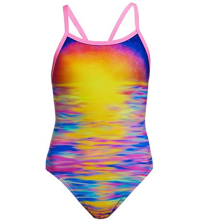 Funkita Badeanzug - Single Strap - UV50+ - Darkinjung Sunset