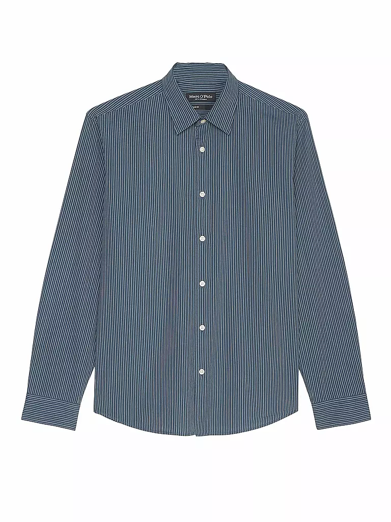 MARC O'POLO Hemd Regular Fit  blau