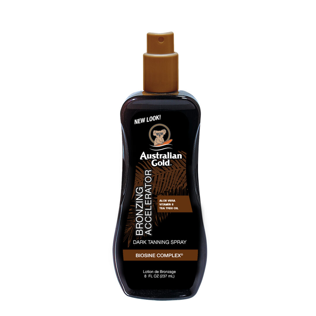 AUSTRALIAN GOLD  Dark Tanning Accelerator Spray Gel with Bronzer - 237ml