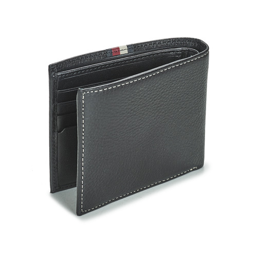 Tommy Hilfiger - TH CORP LEATHER CC AND COIN Negro