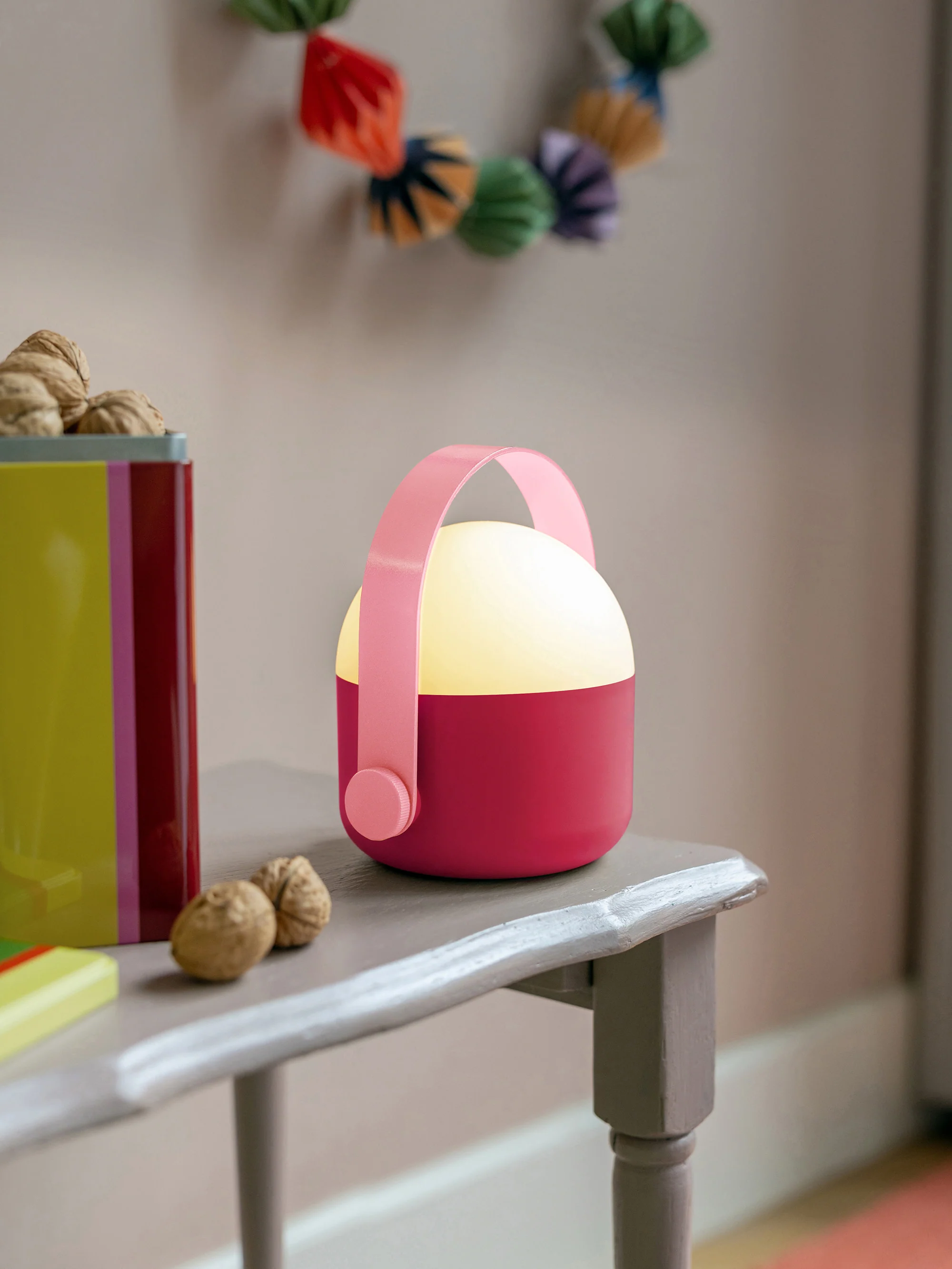 Draagbare LED tafellamp Ole, dimbaar