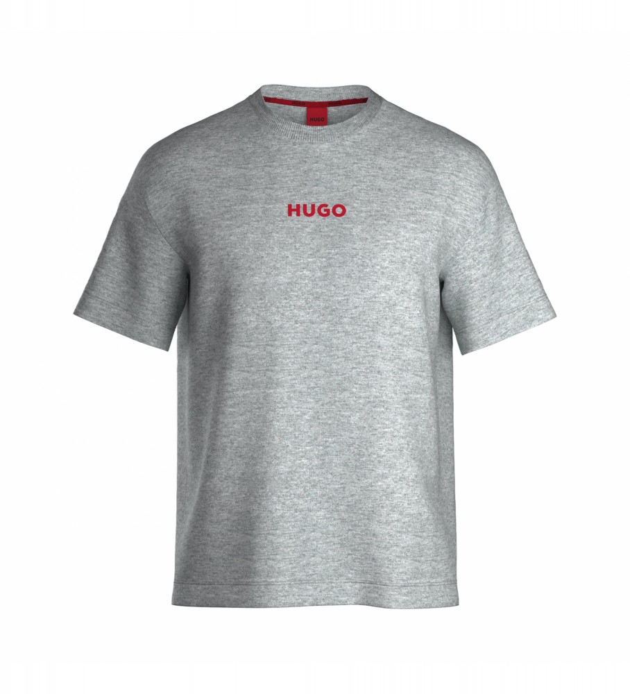 Camiseta cinza HUGO Linked