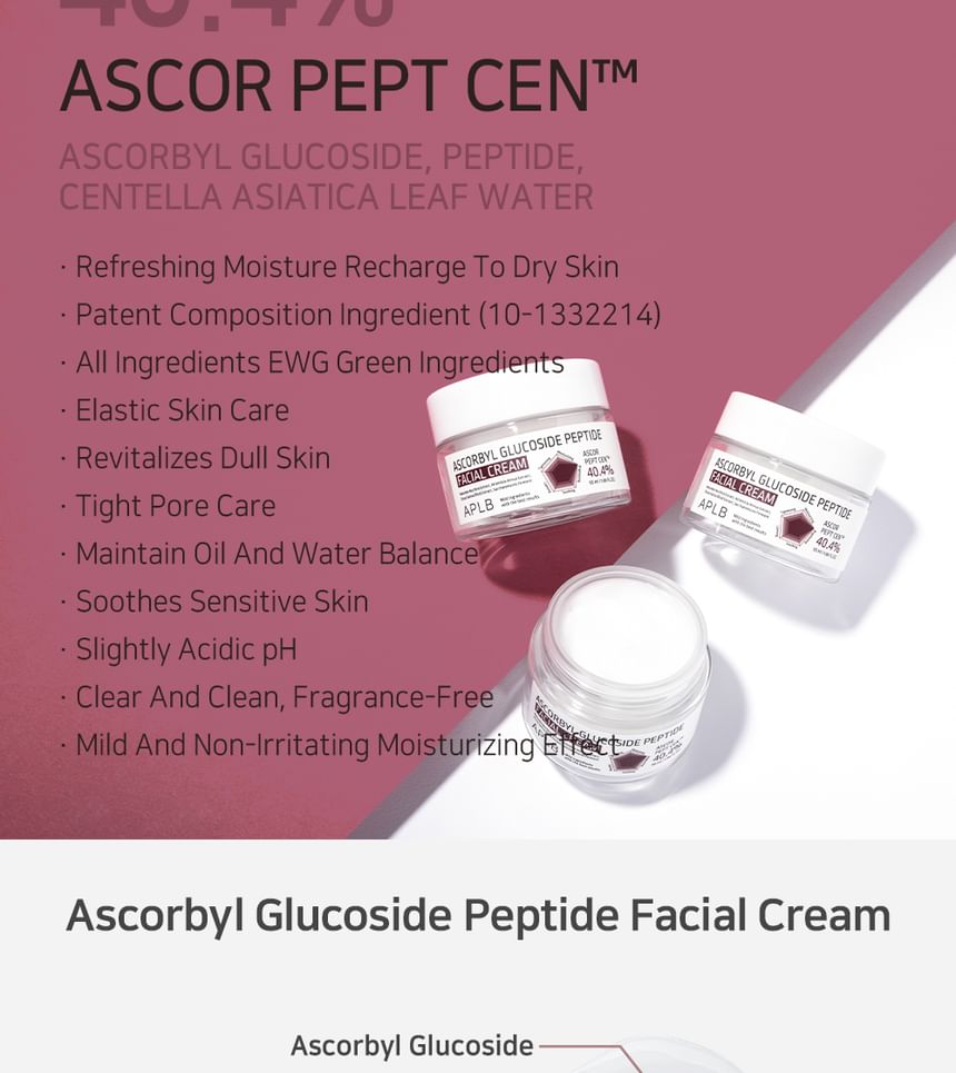 APLB - Ascorbyl Glucoside Peptide Gezichtscrème