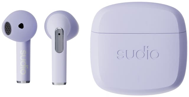 Sudio N2 trådløse in-ear høretelefoner (lilla)