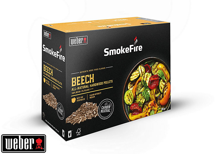 Pellet pour barbecue FSC Hêtre Weber 8kg