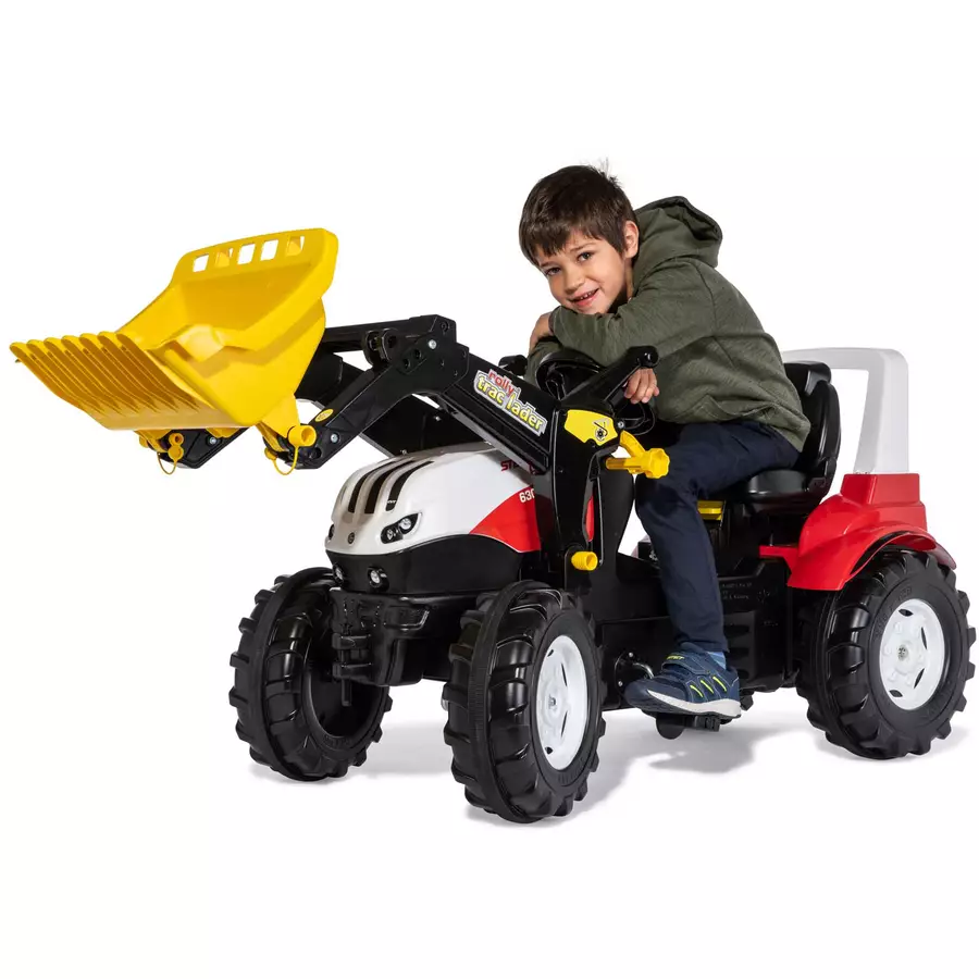 rolly®toys Kindertraktor rollyFarmtrac Premium II Steyr - rollyTrac Lader