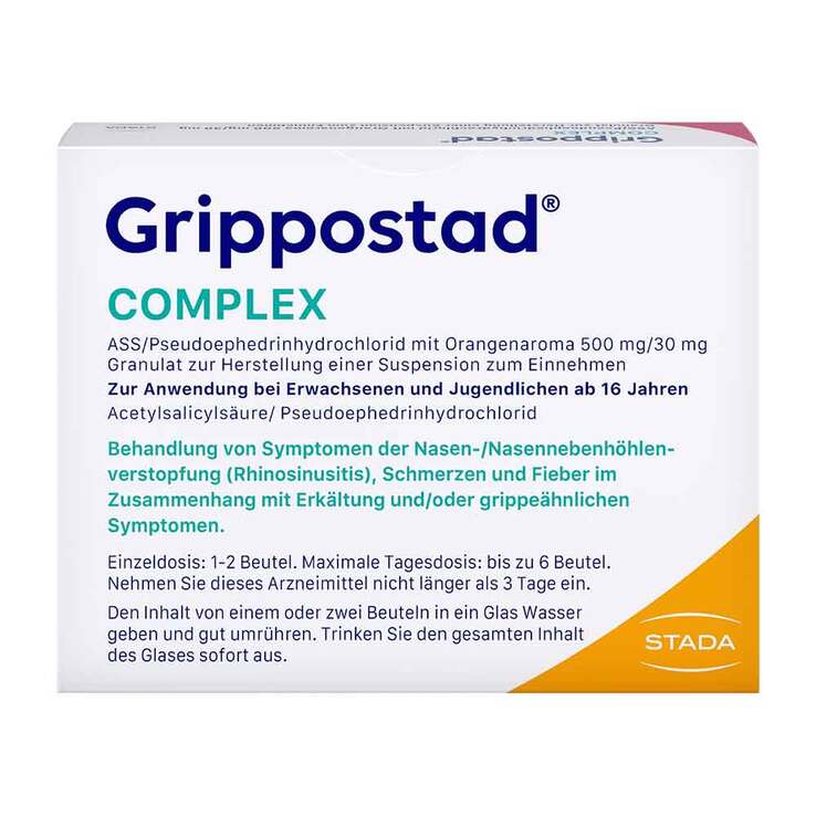 Grippostad COMPLEX mit Orangengeschmack, 20 St