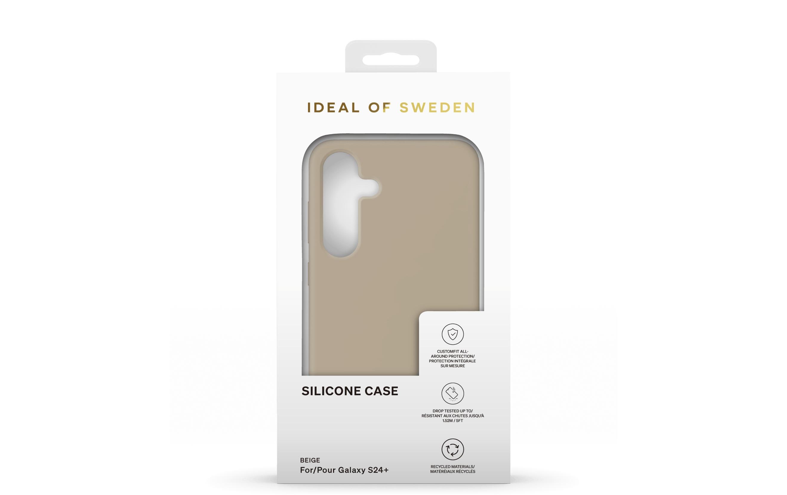 Back Cover Silicone Galaxy S24+ BeigeSilikon-Backcover für das Samsung Galaxy S24+