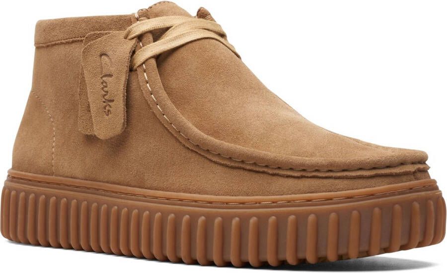 Clarks Veterschoenen Torhill Hi Comfort schoen veterlaars gemakkelijke schoen met uitneembaar voetbed