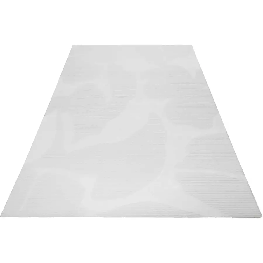 Esprit Kurzflorteppich Sara weiß, creme beige