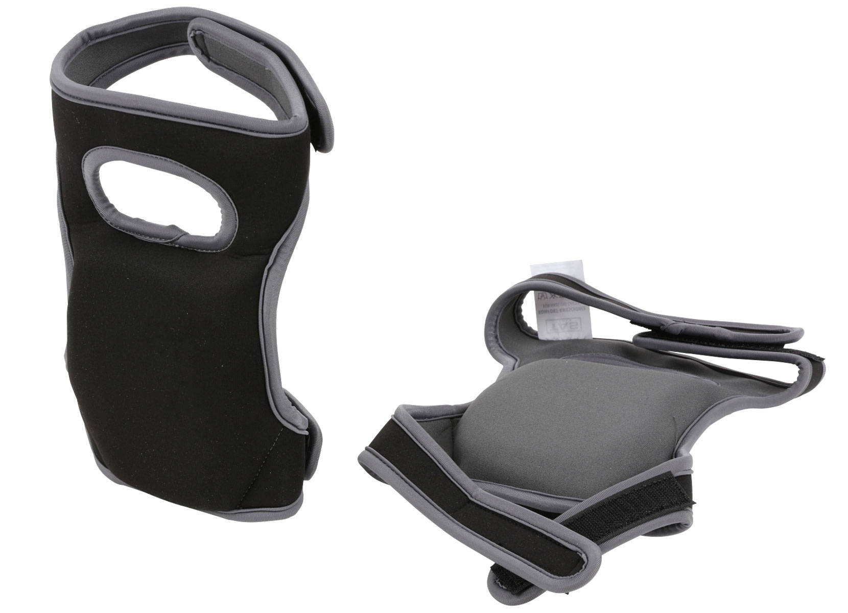 Komfort-Knieschoner 2er-Set Schwarz/Grau