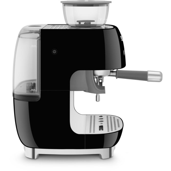 SMEG Espressomaschine mit Mahlwerk 50's Style EGF03BLEU Schwarz