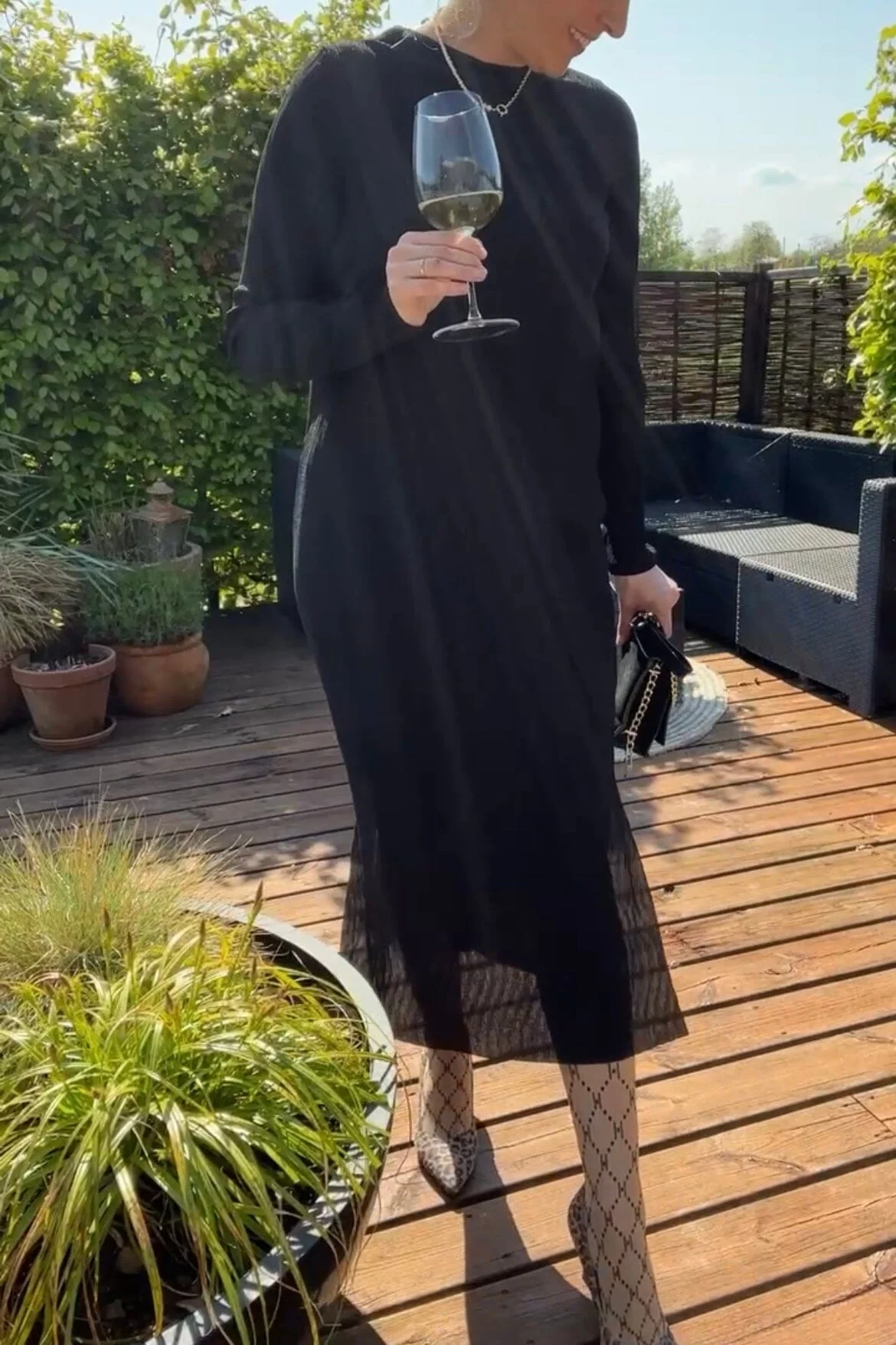Neo Noir Vogue Dress Eksklusiv hos Molly&My
