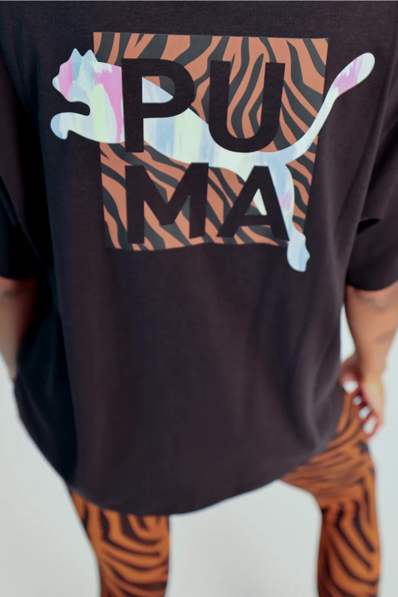 Puma Animal Remix Boyfriend Damen T-Shirt