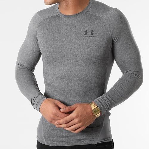Tee Shirt De Sport Manches Longues 1361524 Gris Chiné