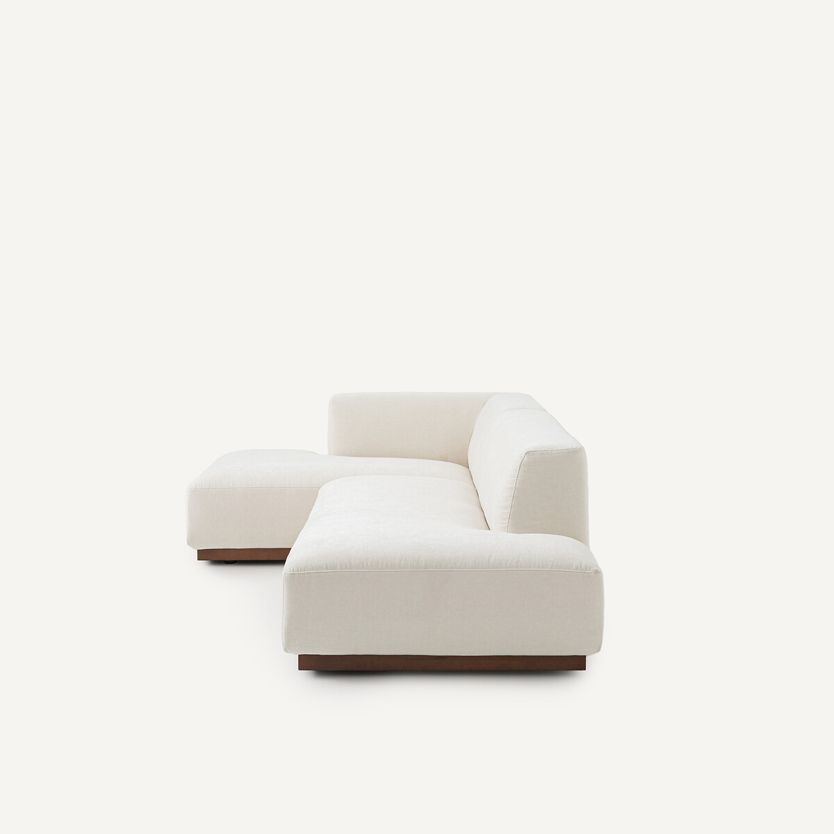 AM.PM<br>Sofá de canto esquerdo em veludo chenille, Jacopo