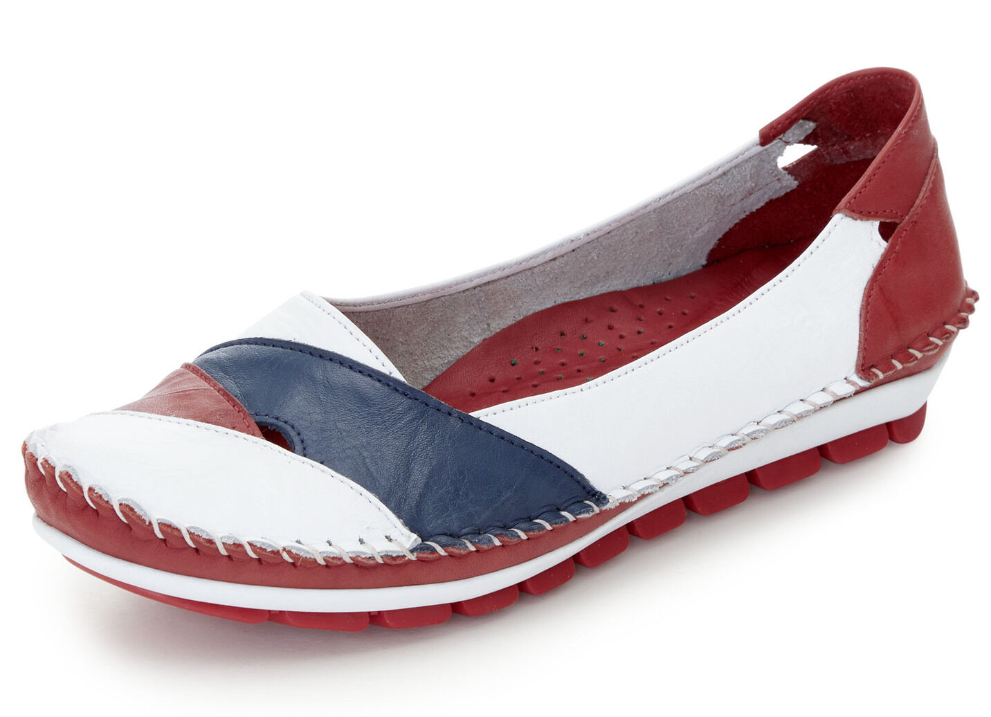 Gemini, klassische Damen-Slipper, Weite G, mit herausnehmbarem Fussbett