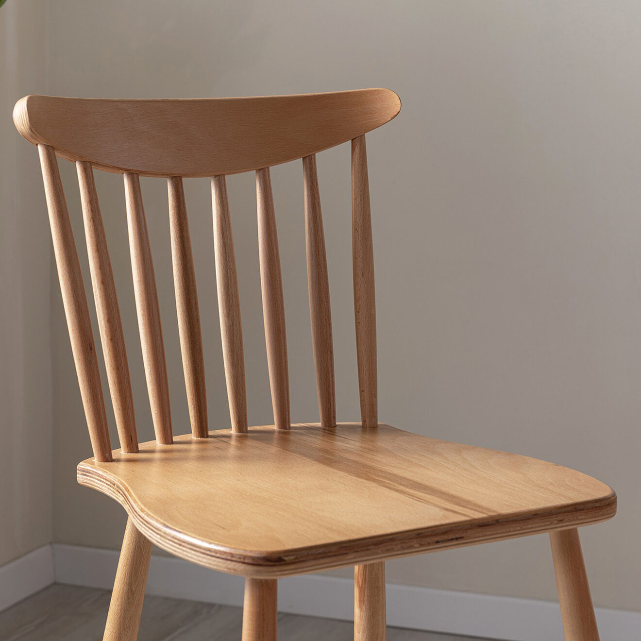 Homitis Chaise Hestia hêtre - 26x26x70 cm