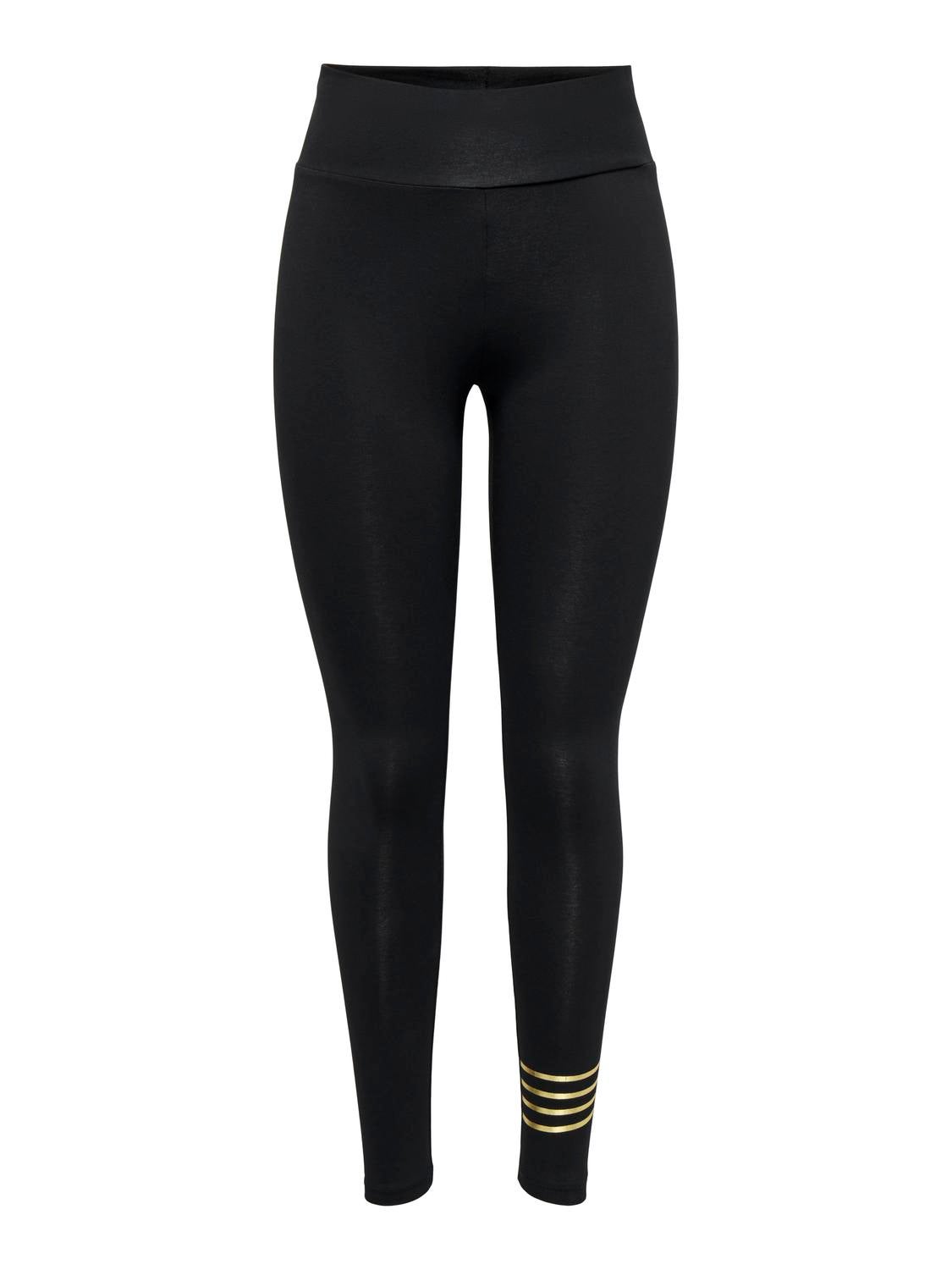 ONPSTRONG Hohe Taille Slim Fit Leggings Black