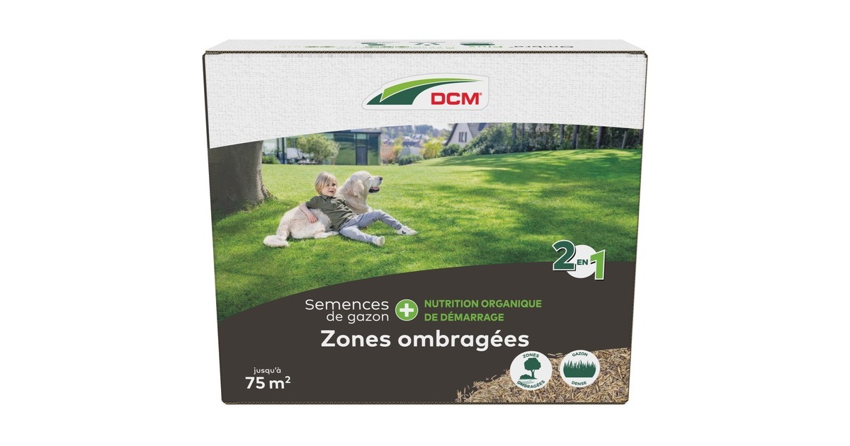 DCMGraszaad Plus Schaduw 1,5 kg zaden  (Tot 75 m²)