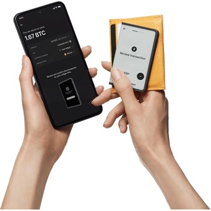 Cryptowallet Ledger Stax Graphite avec Recovery Key incluse