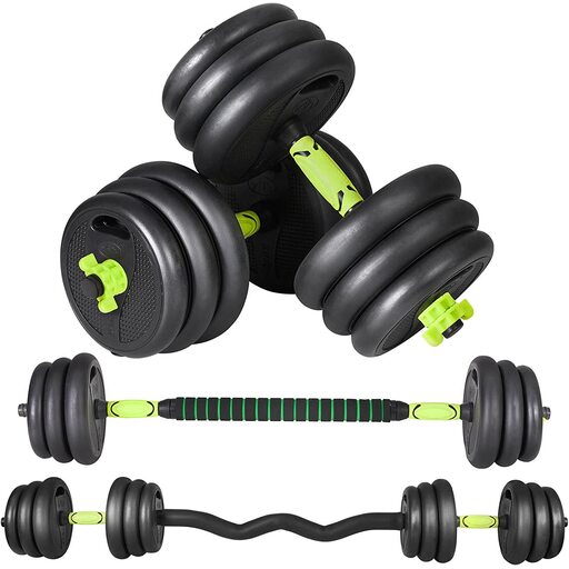 Conjunto de halteres Multifit 4 em 1 Ozio 20 kg