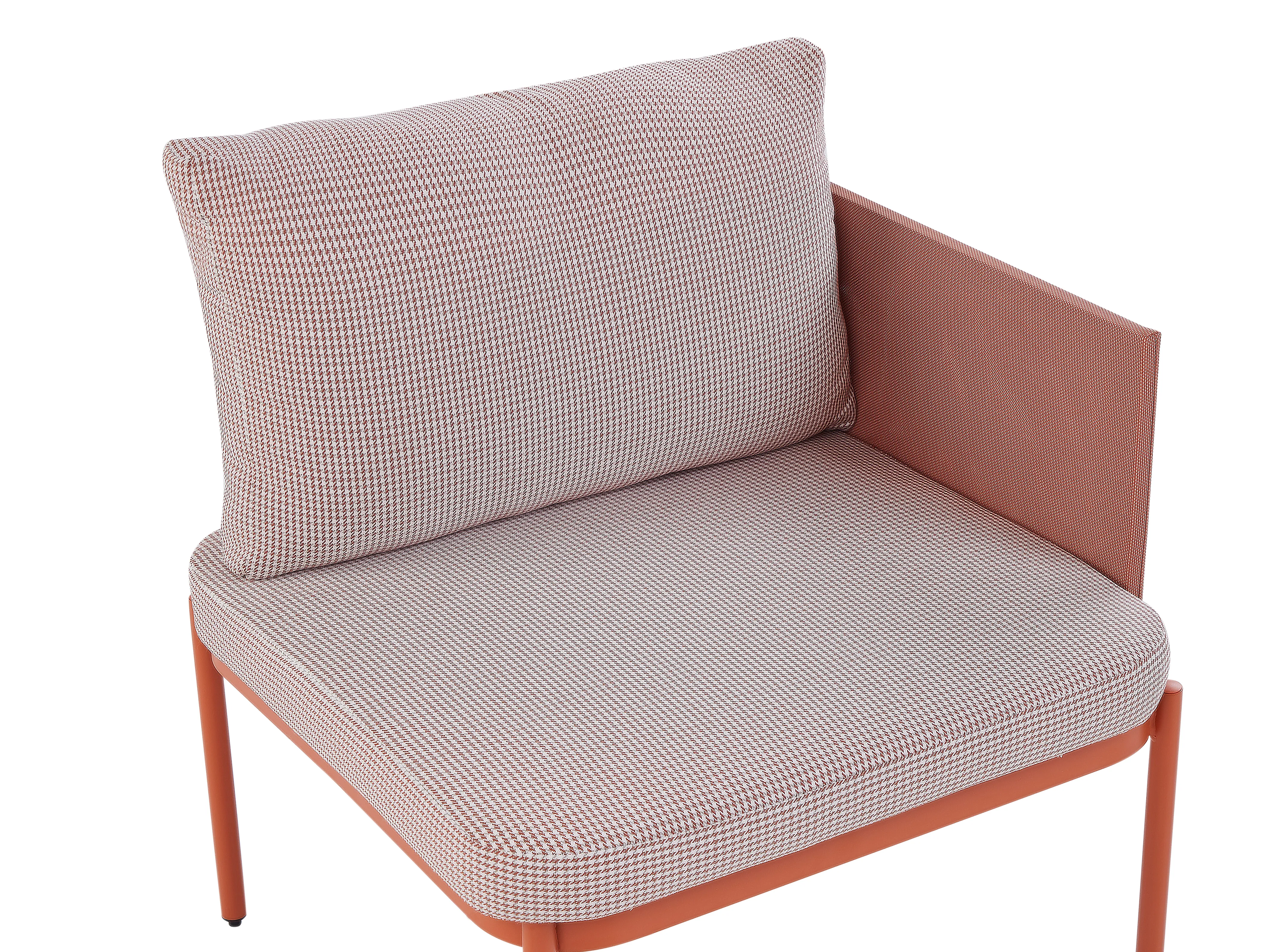 Loungeset met tafel 2-zits TERRACINA Metaal Oranje