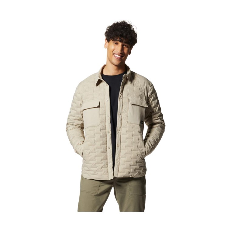 Mountain Hardwear Stretchdown Light Shacket Men Badlands