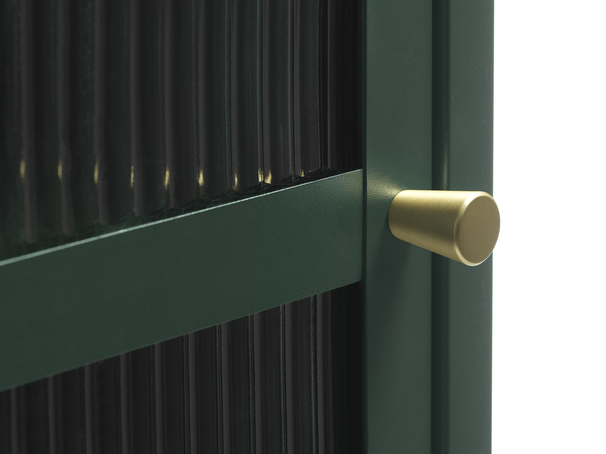 Vitrinekast Omeo 160x58 cm groen