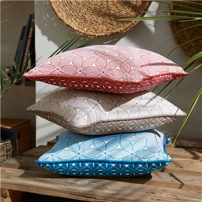 Coussin double face graphique