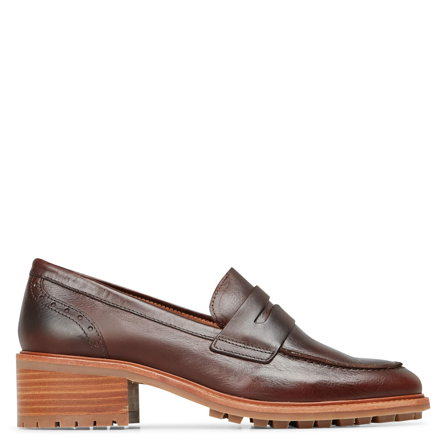 HAYDEN - Mocassins en cuir | Marron