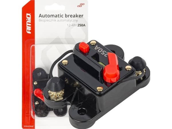 AMiO automatsikring for bil 250a 12v 24v 48v amio-03831