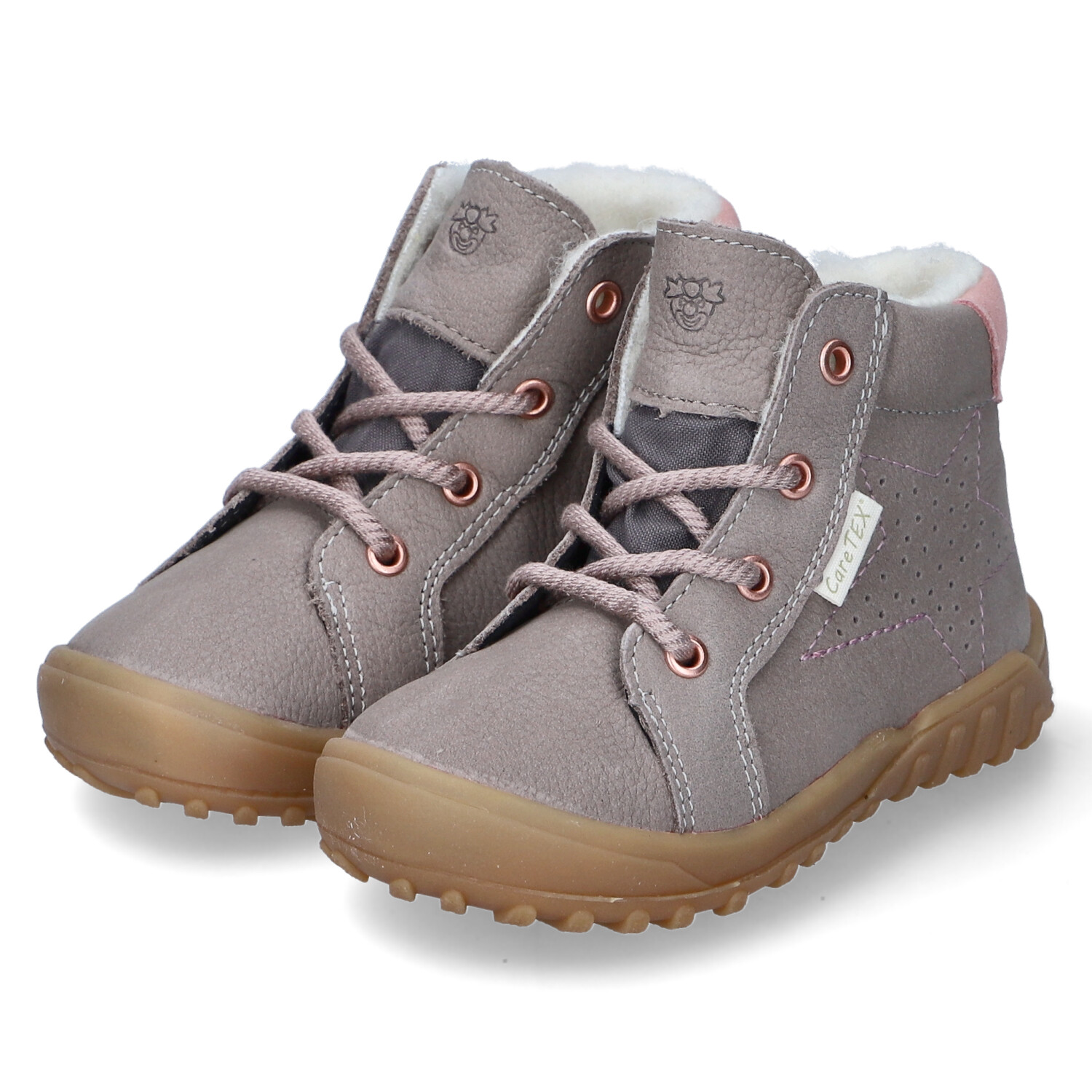 Pepino Winterstiefeletten DENNY - kies/rosa