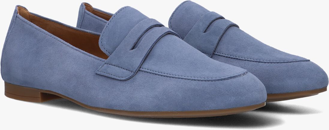 blauwe gabor loafers 213