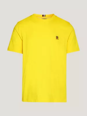 Camiseta com bordado de monograma TH