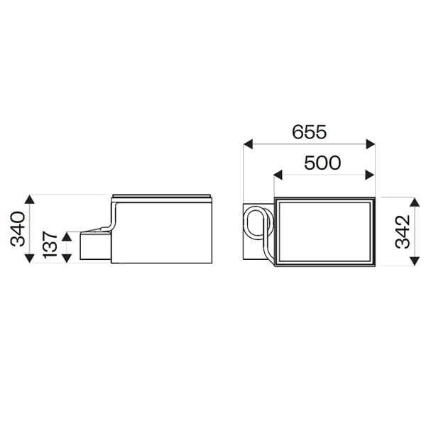 Réfrigérateur à compression Indel B Top Loaded 29L