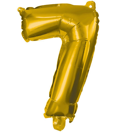 Decorata Party Folienballon - 85 cm - Nr. 7 - Gold