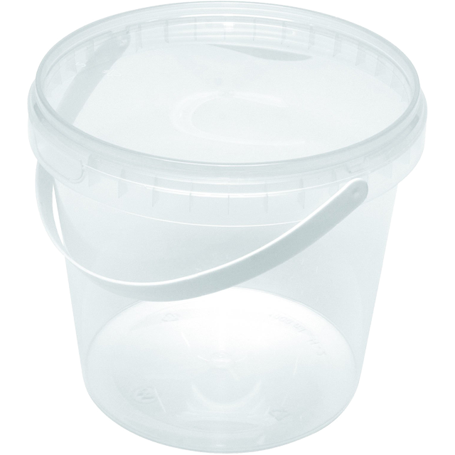 Depa Bak, PP, 1000ml, met hengsel, incl. deksel, transparant