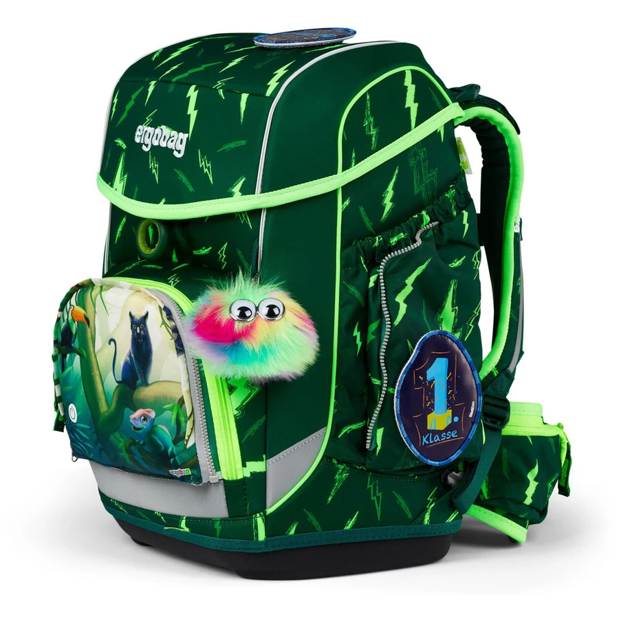 Ergobag Cubo Lumi - Schulranzen Set 5tlg. Modell 2024 Bärtastisch