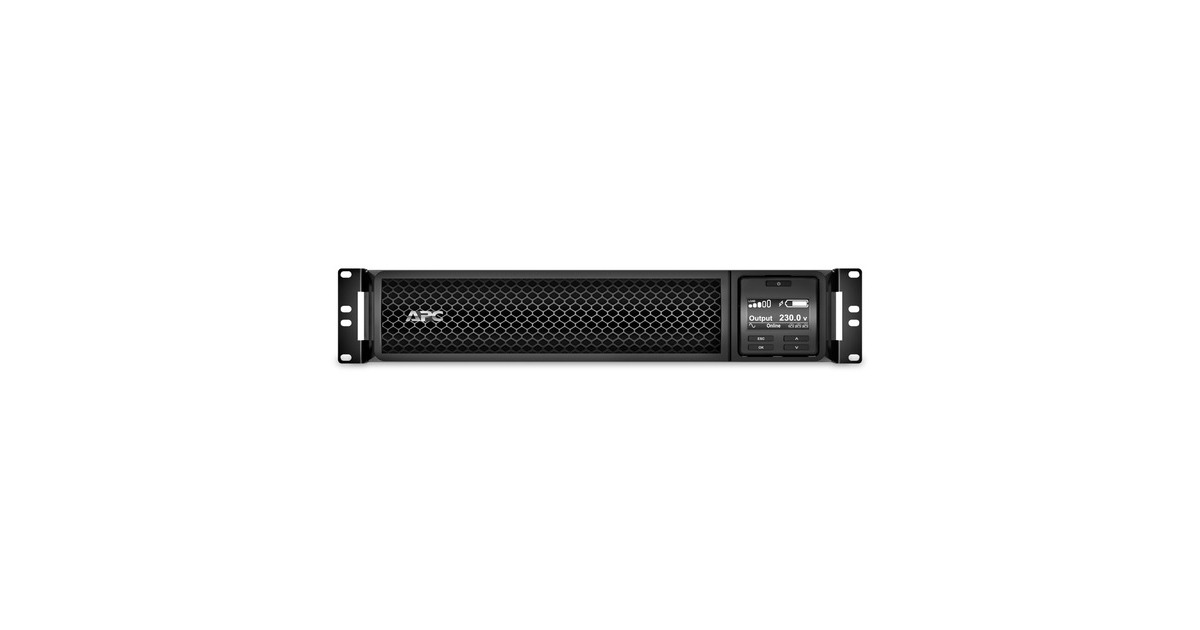 APCSmart-UPS On-Line SRT3000RMXLI Noodstroomvoeding ups  (Zwart, 3000VA, 8x C13 & 2x C19, rackmount, NMC)